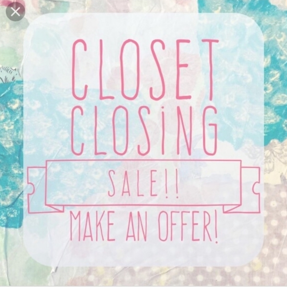 Closet Closing! Make me an offer!